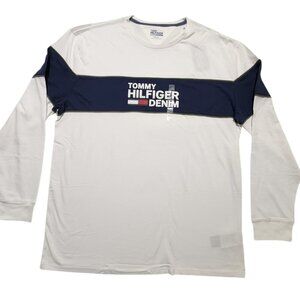 TOMMY HILFIGER EVAN COLORBLOCK MEN CREW NECK‎ LONG SLEEVE T-SHIRT